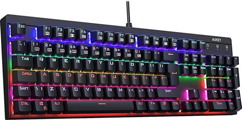 Aukey led backlit mechanical keyboard new arrivals